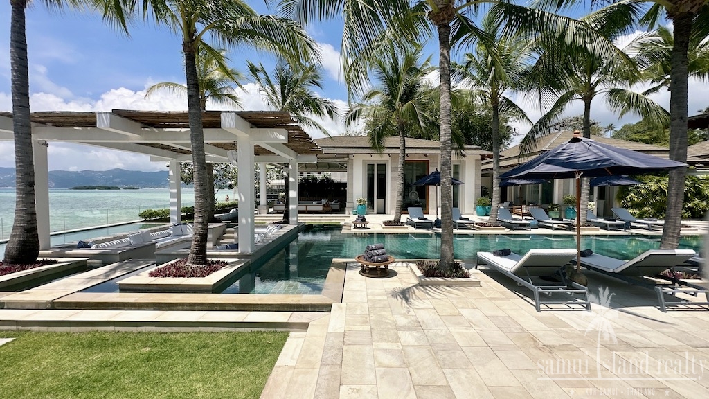 Luxury Beachfront Property Koh Samui Front