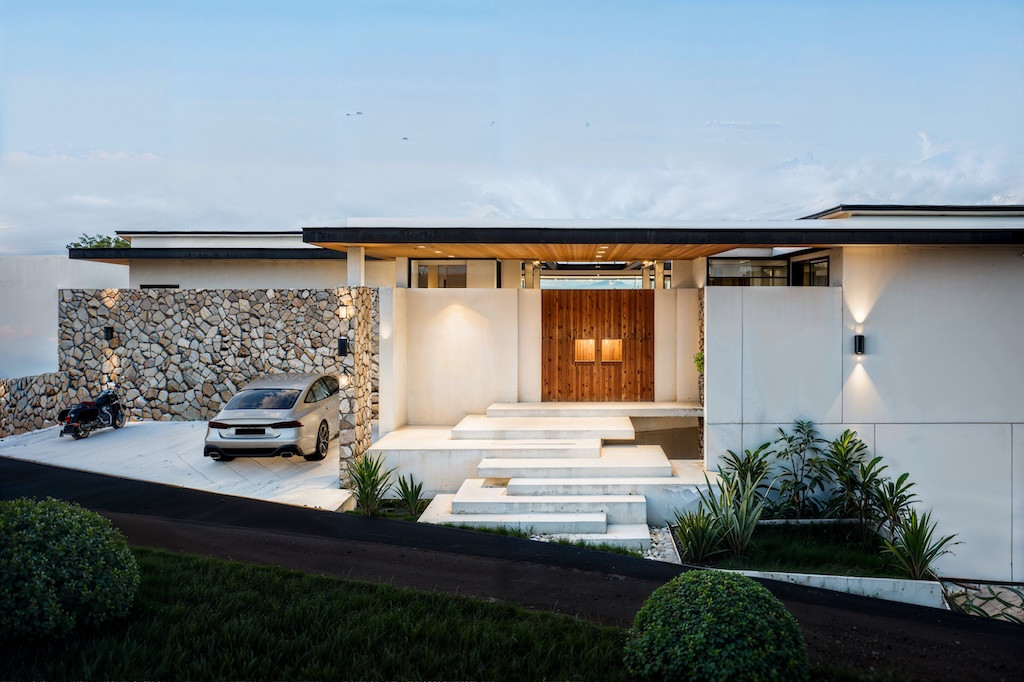 Luxury Koh Samui Bophut Villa Entrance