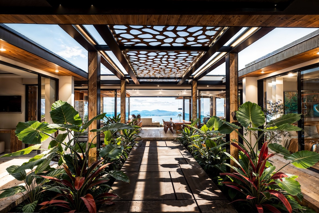 Luxury Koh Samui Bophut Villa Covered Terrace