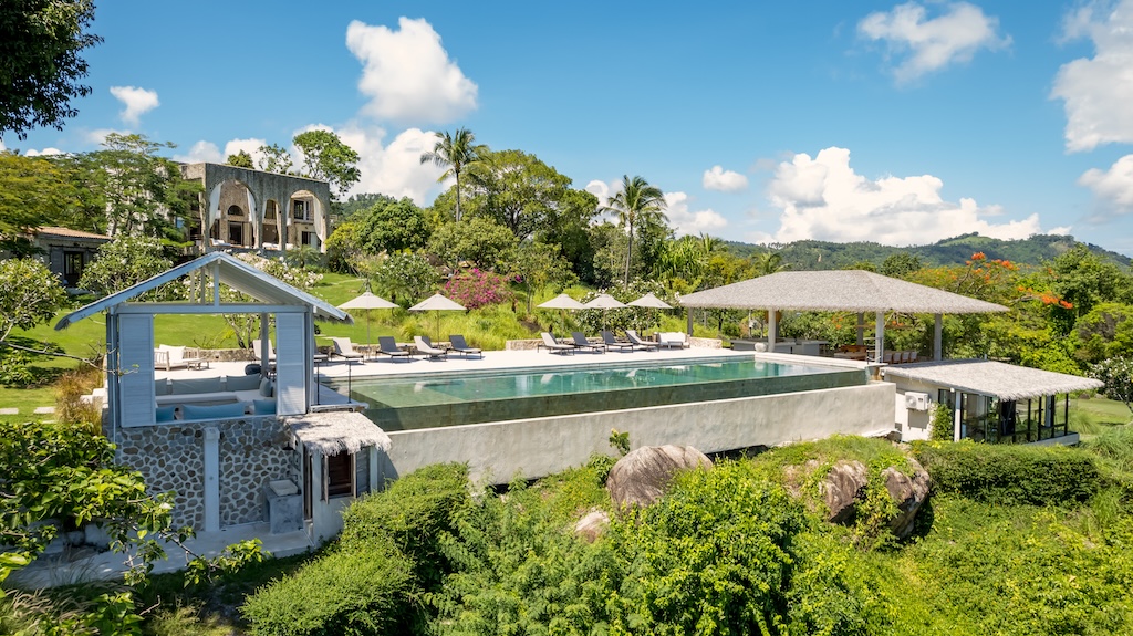Luxury Koh Samui Property In Chaweng Noi Aerial