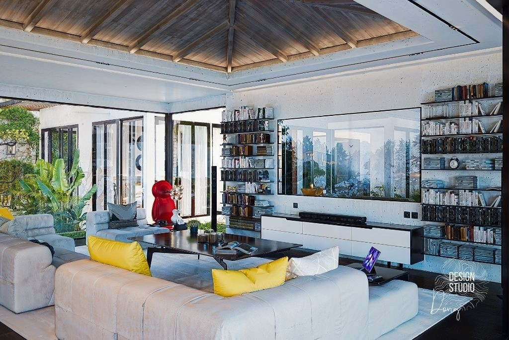 Luxury Koh Samui Sea View Villa Living Space