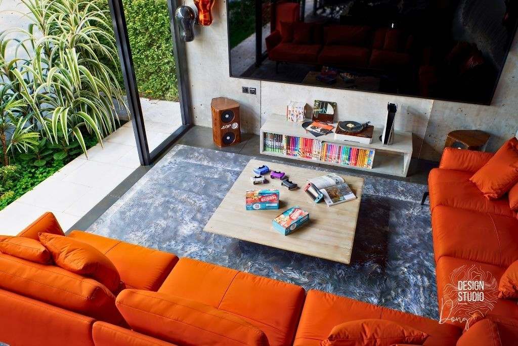 Luxury Koh Samui Sea View Villa Living Area