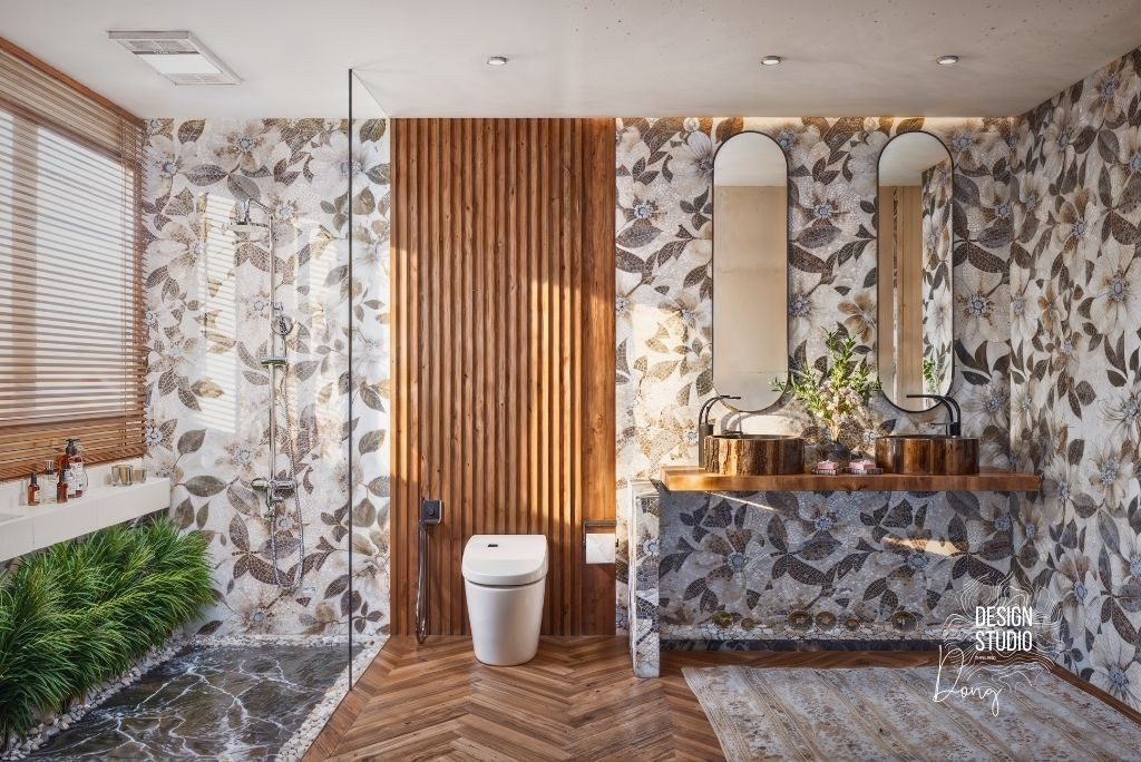 Luxury Koh Samui Sea View Villa Bathroom