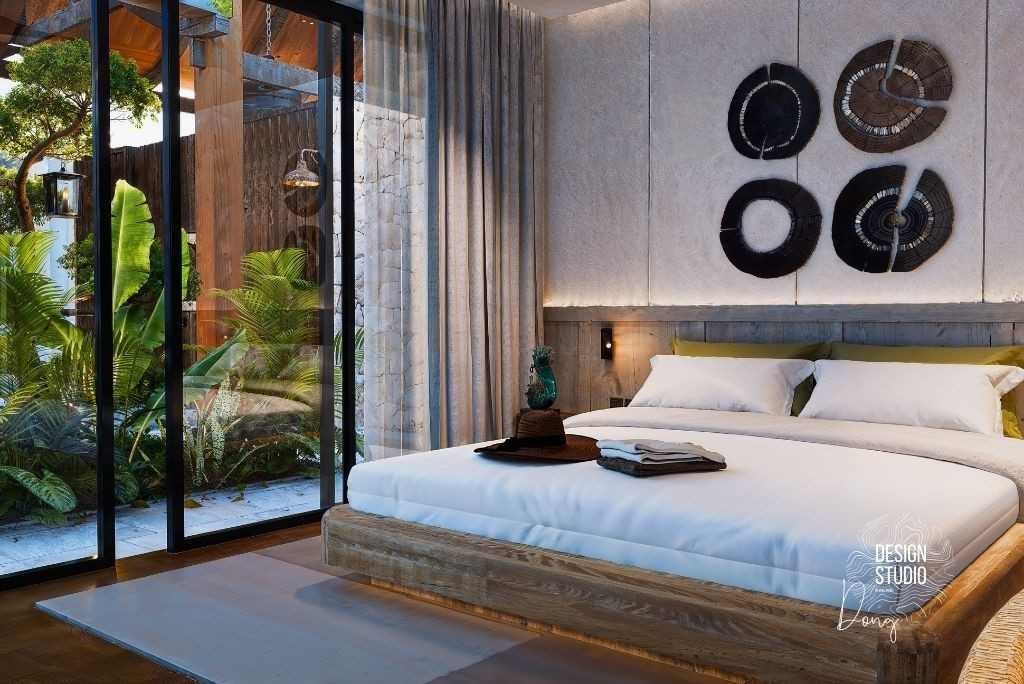 Luxury Koh Samui Sea View Villa Bedroom