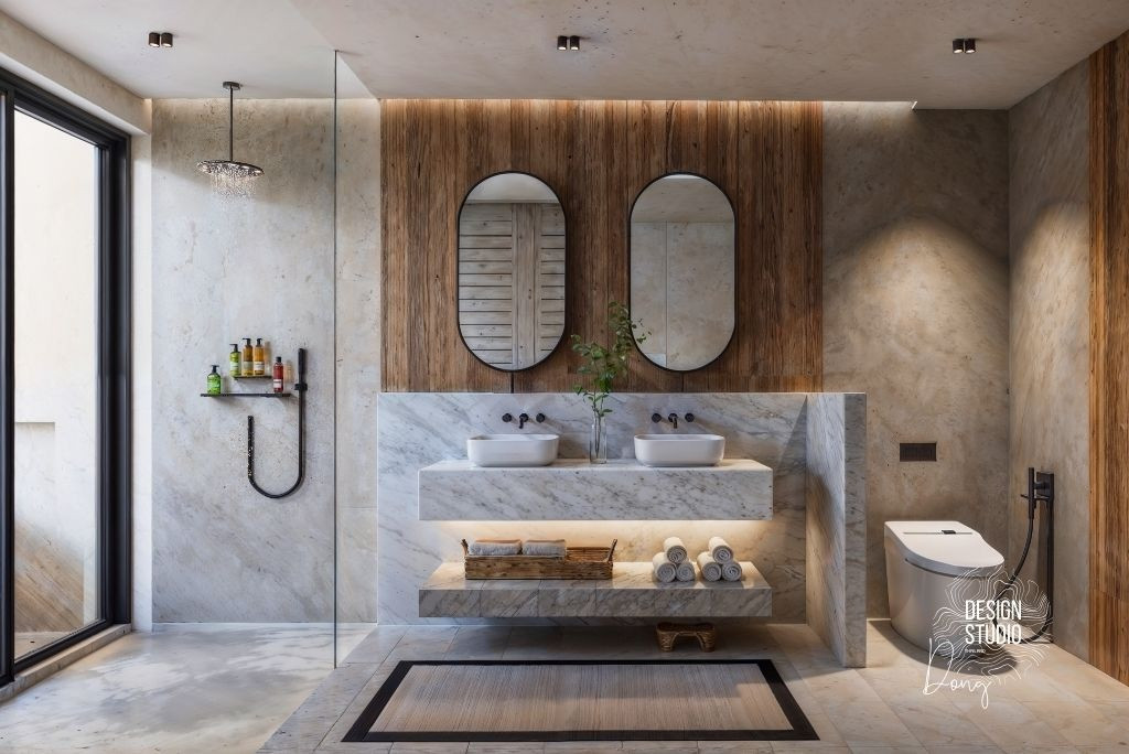 Luxury Koh Samui Sea View Villa Bathroom
