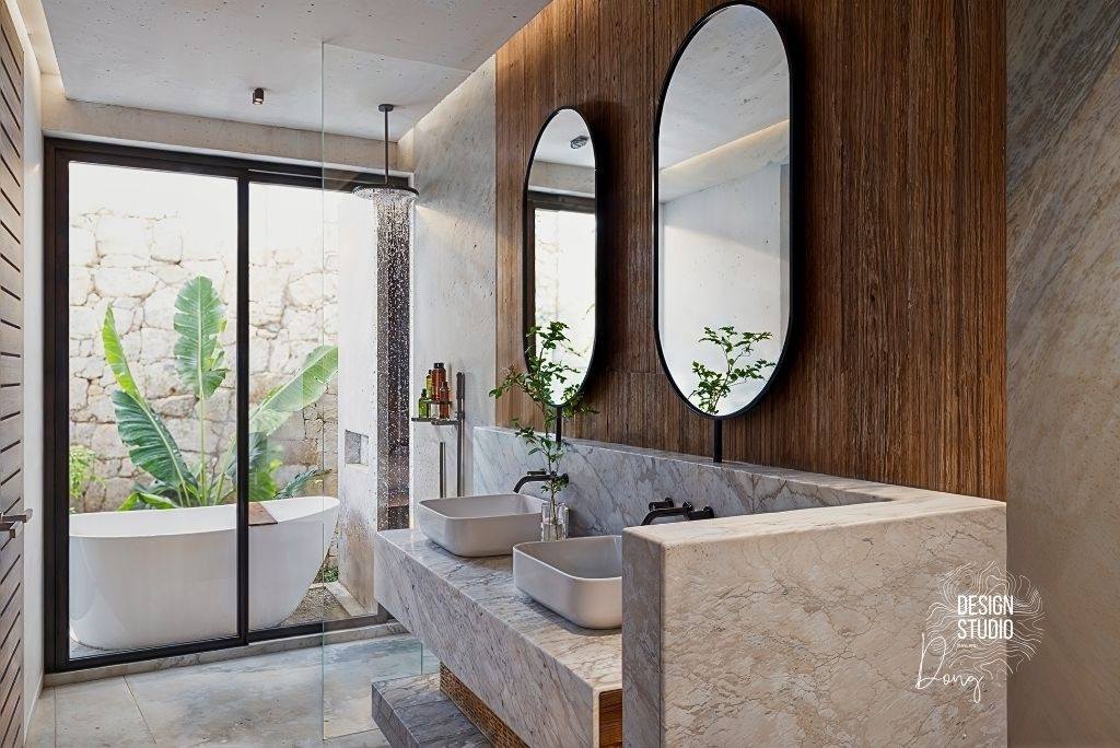 Luxury Koh Samui Sea View Villa Bathroom