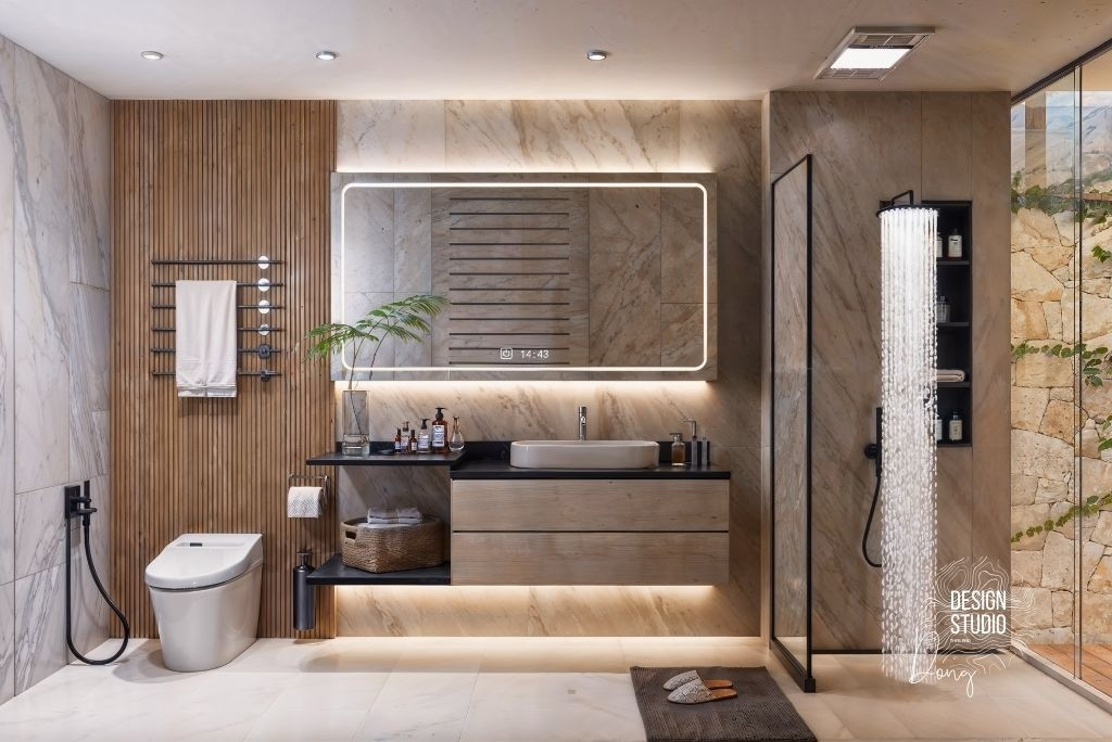 Luxury Koh Samui Sea View Villa Bathroom