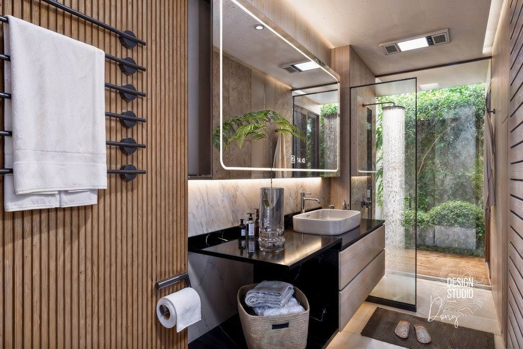 Luxury Koh Samui Sea View Villa Bathroom
