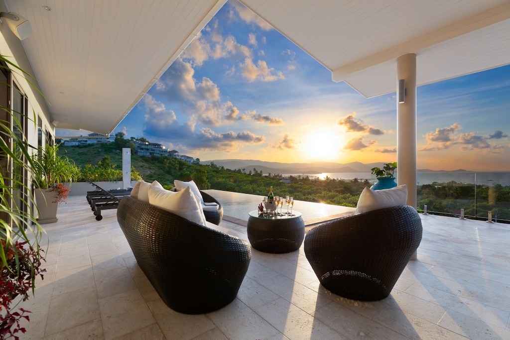 Luxury Plai Laem Villa For Sale Outdoor Seating