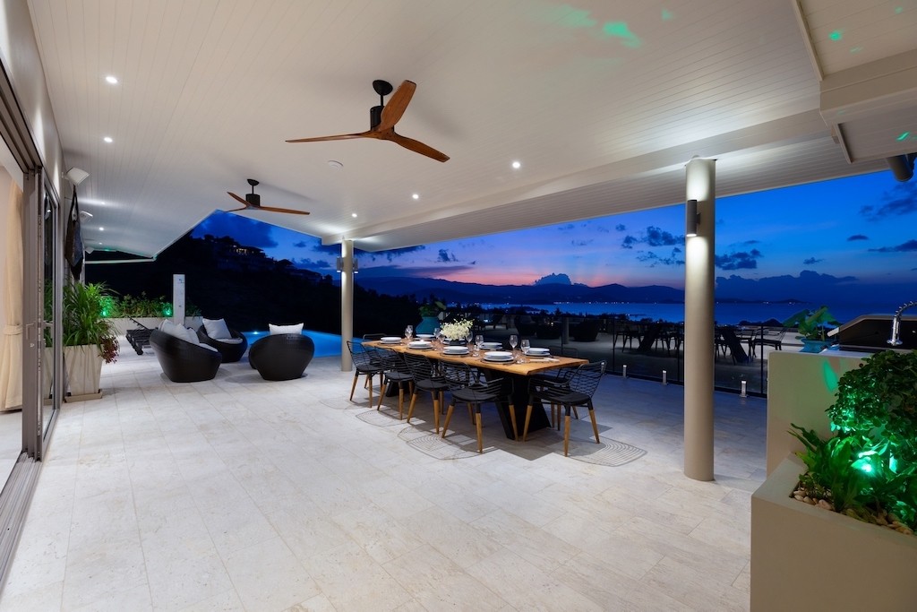 Luxury Plai Laem Villa For Sale Covered Terrace