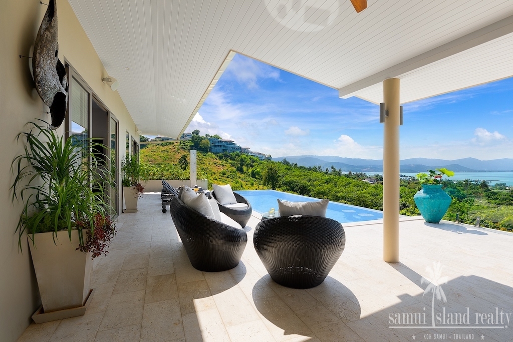 Luxury Plai Laem Villa For Sale Outdoor Area