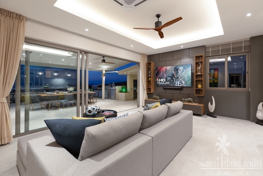 Luxury Plai Laem Villa For Sale Living Area