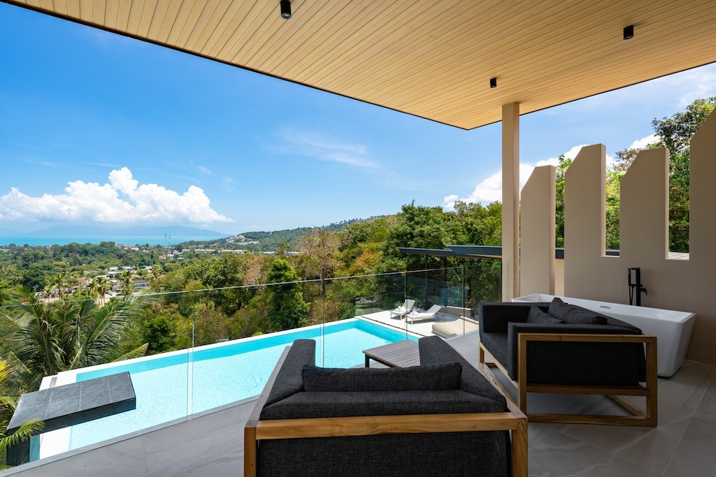 Luxury Property In Bophut Koh Samui Balcony