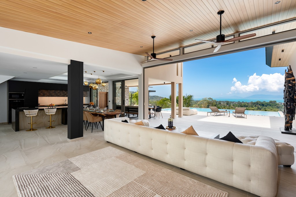 Luxury Property In Bophut Koh Samui Living Area