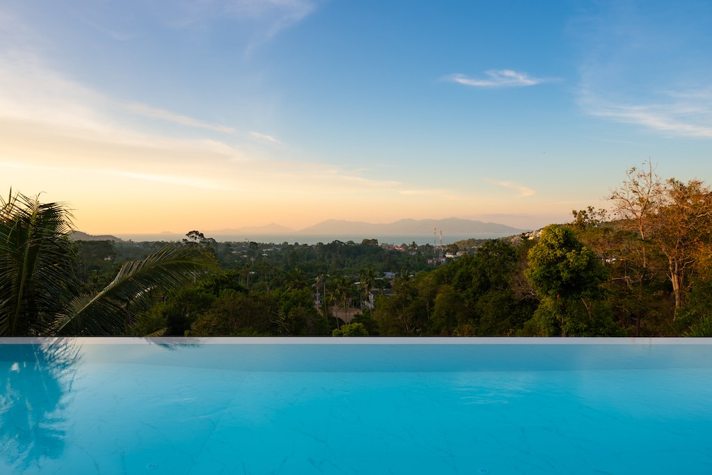 Luxury Property In Bophut Koh Samui Evening View