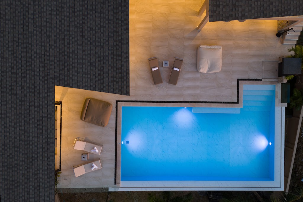 Luxury Property In Bophut Koh Samui Pool Aerial