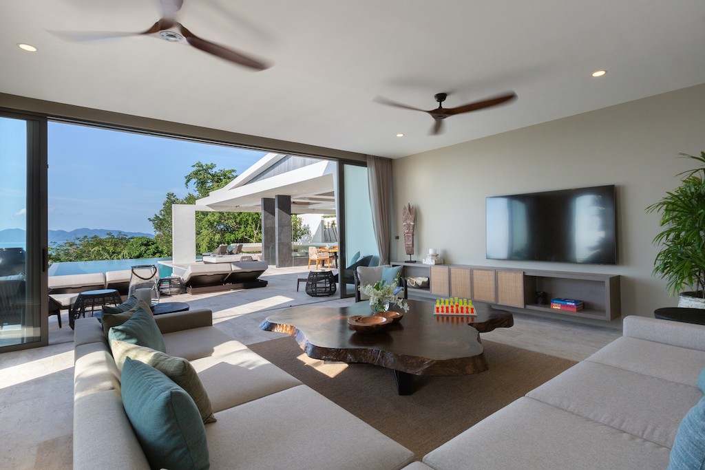 Luxury Property In Koh Samui Living Area