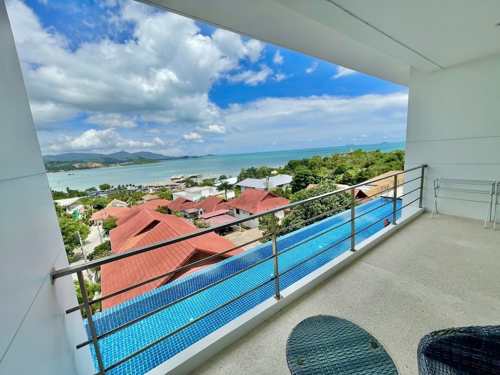 Luxury Koh Samui Apartment Master Bedroom Sea View