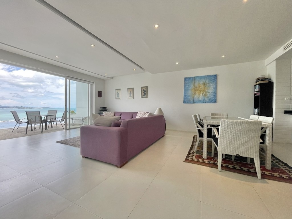 Luxury Sea View Apartment Koh Samui Living Area