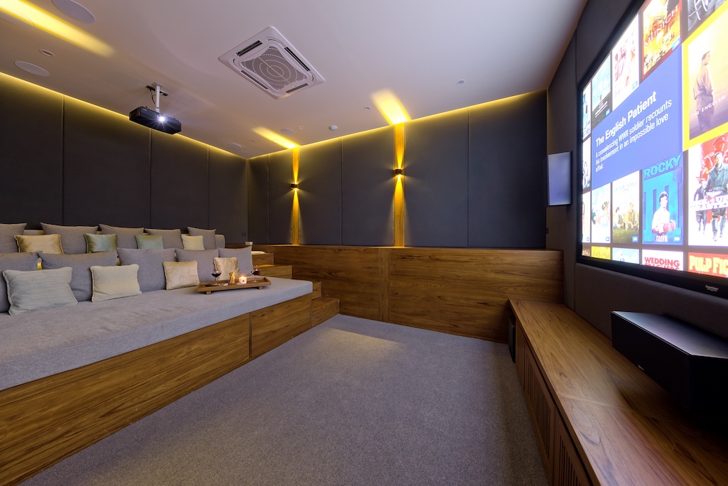 Luxury Villa Samui Cinema Room