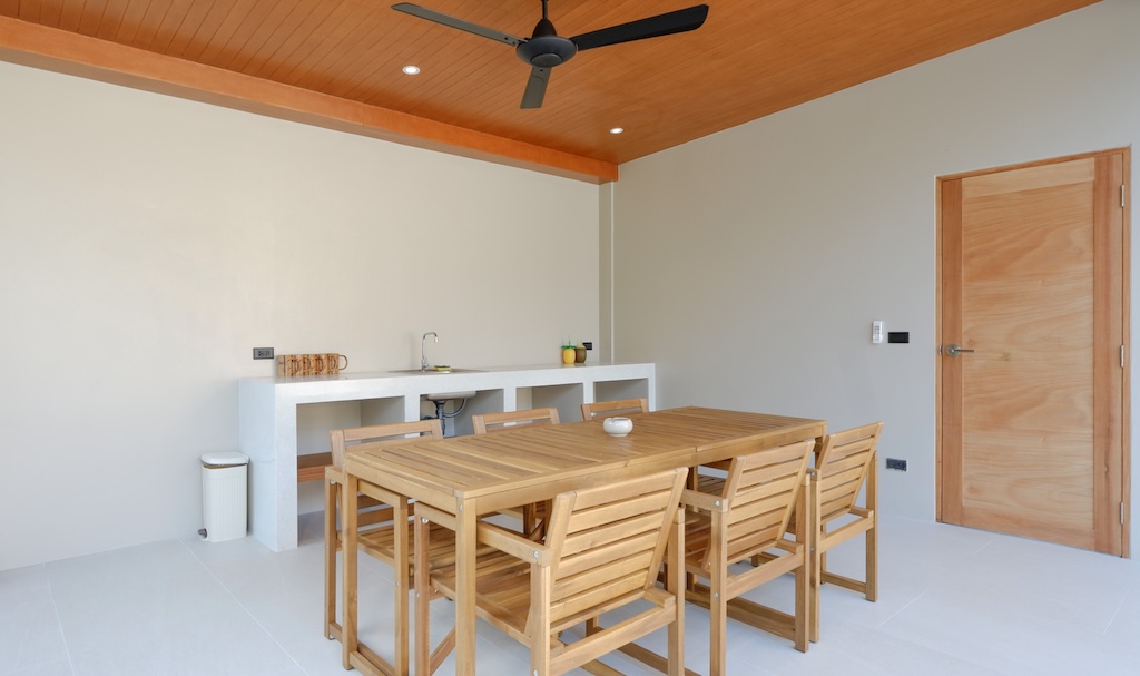Maenam 3-Bed Pool Villa Outdoor Dining