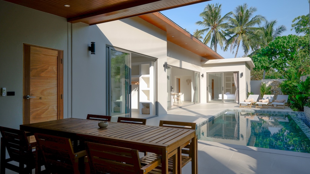 Maenam 3-Bed Pool Villa Outdoor Area