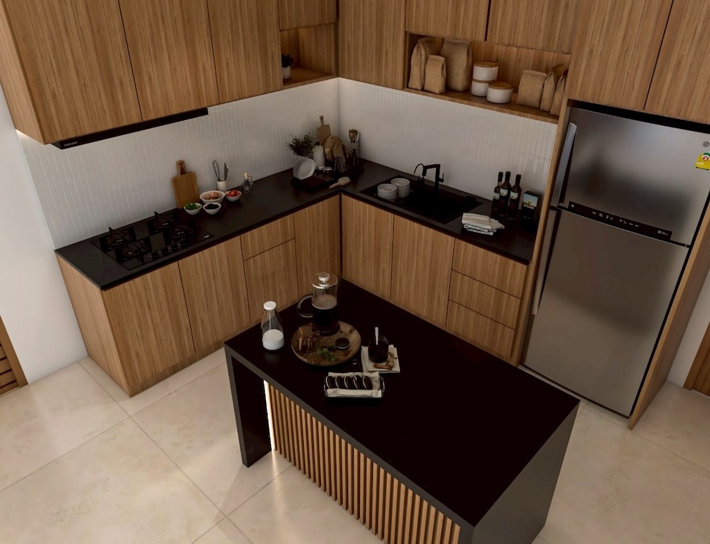 Maenam 3-Bed Villas Kitchen