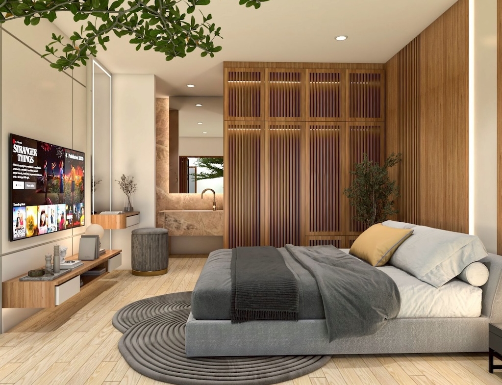 Maenam 3-Bed Villas Bedroom