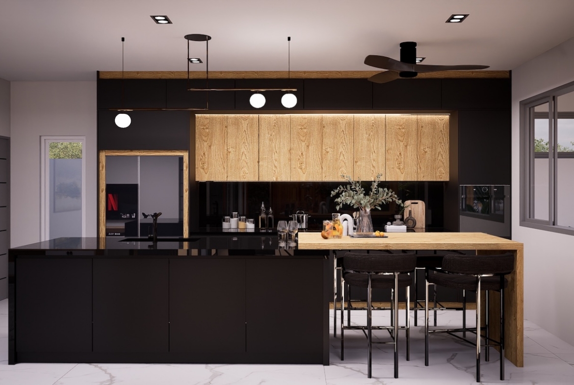 Maenam 3 Bedroom Villas Kitchen