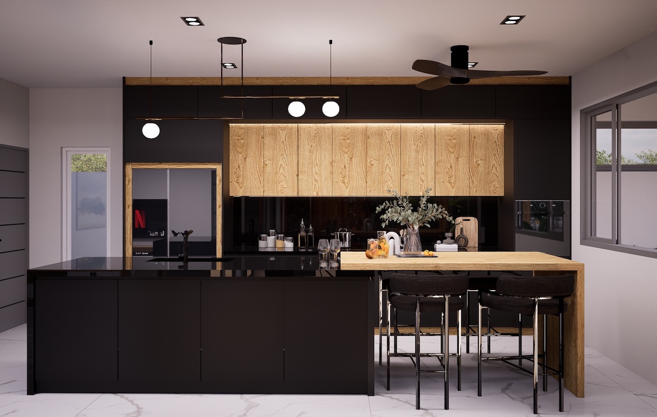 Maenam 3 Bedroom Villas Kitchen