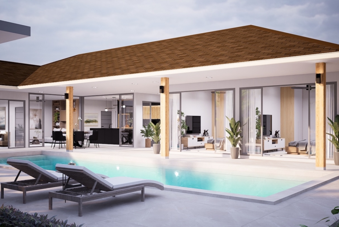 Maenam 3 Bedroom Villas Exterior