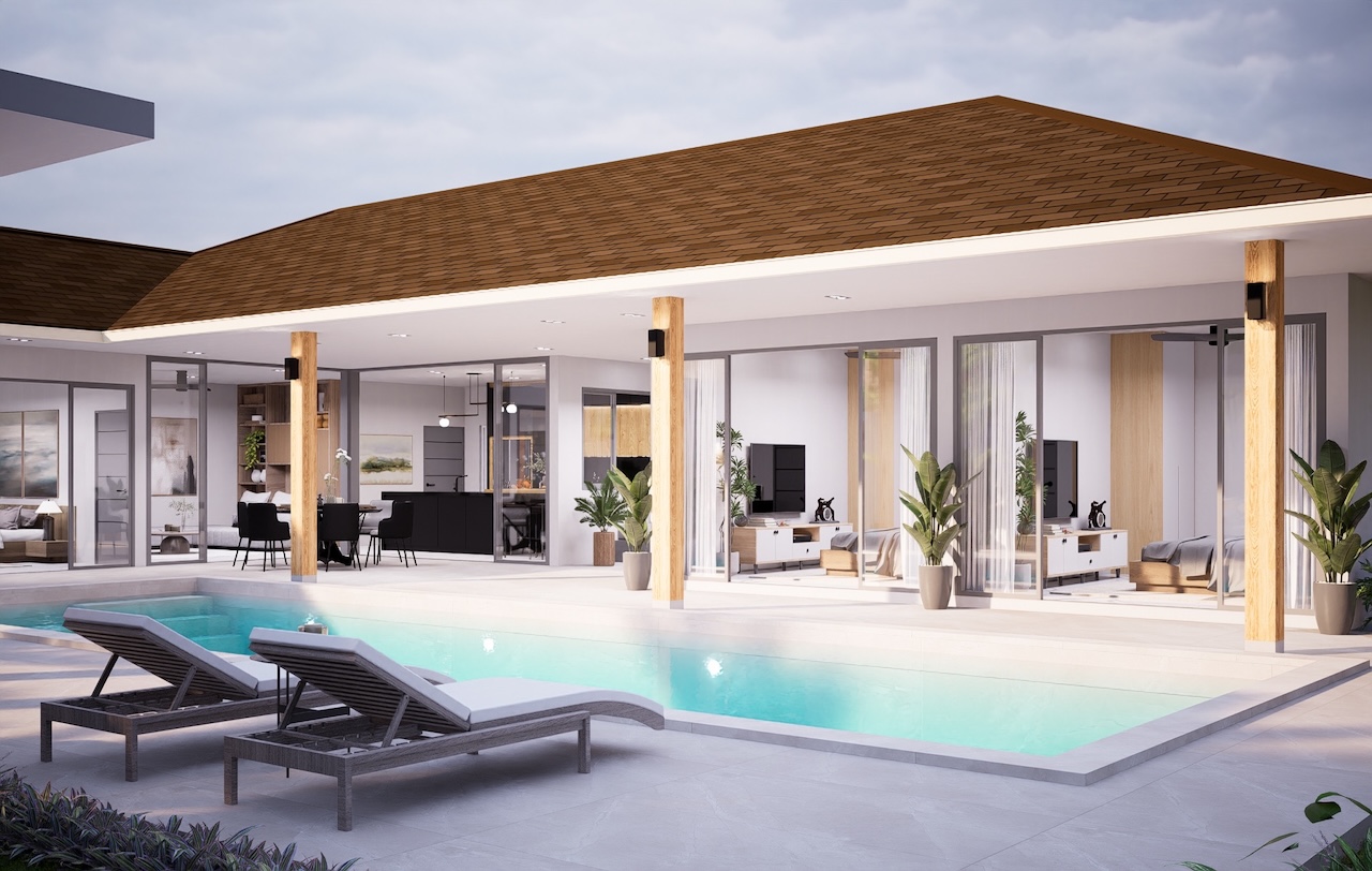 Maenam 3 Bedroom Villas Exterior