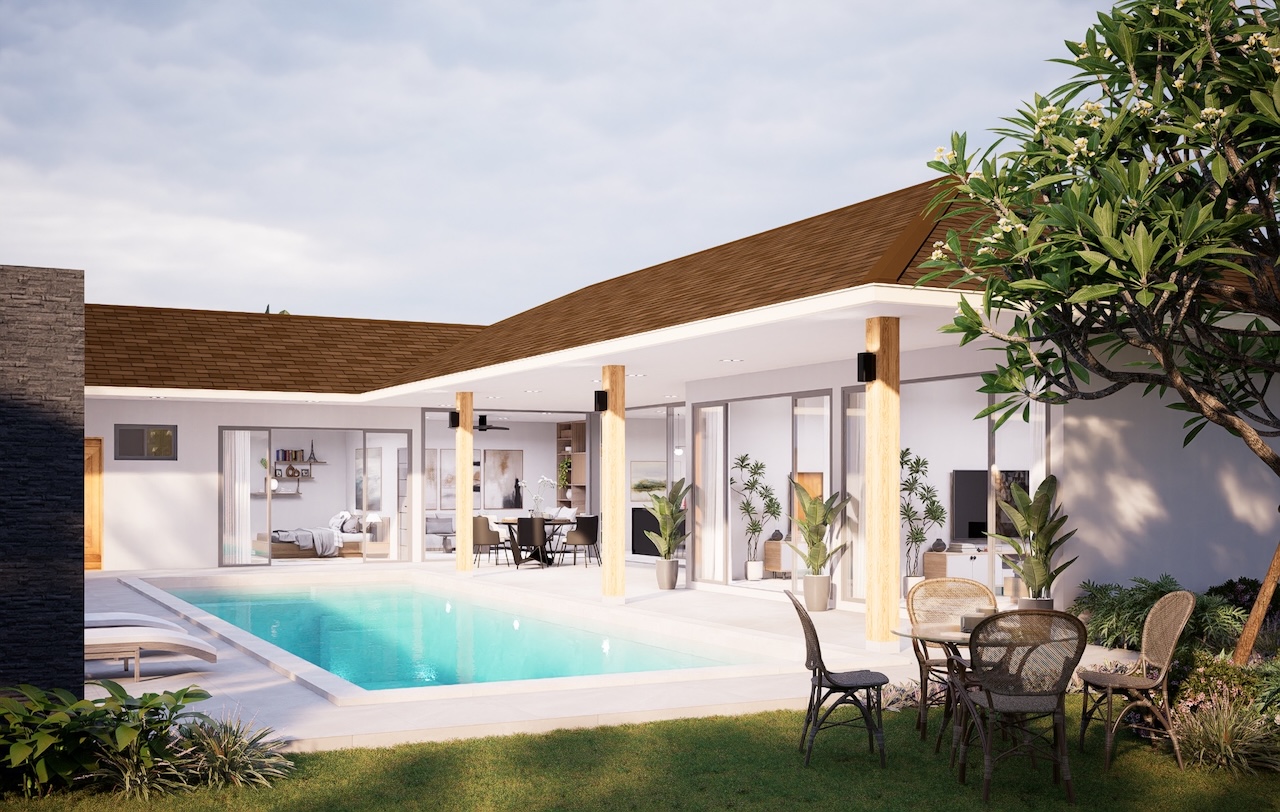 Maenam 3 Bedroom Villas Pool