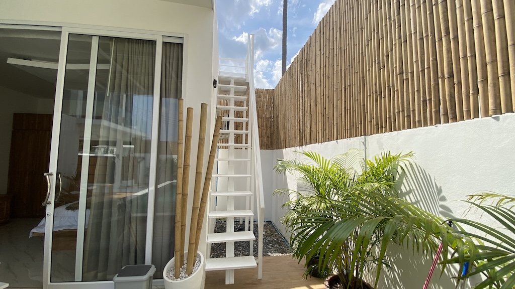 Maenam Koh Samui Villa Rooftop Stairs