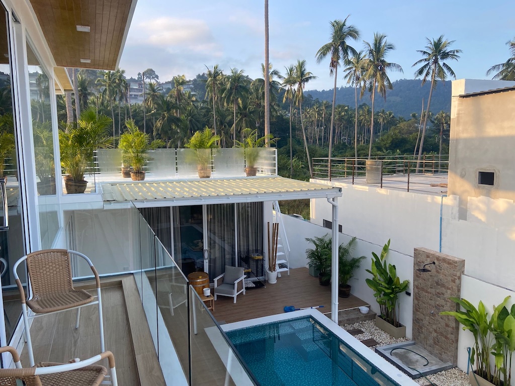 Maenam Koh Samui Villa Balcony