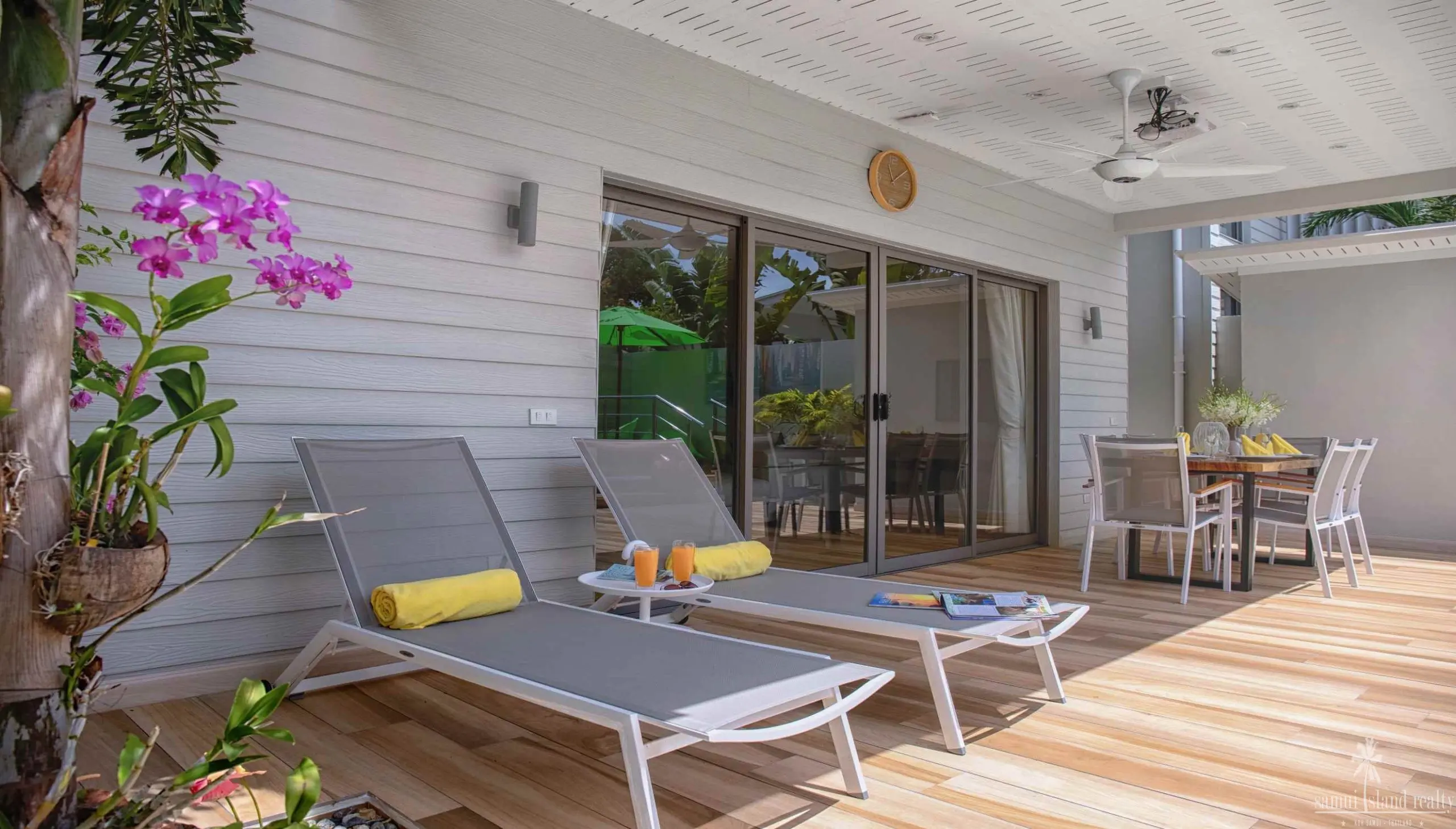 Maenam Property Koh Samui Sun Loungers