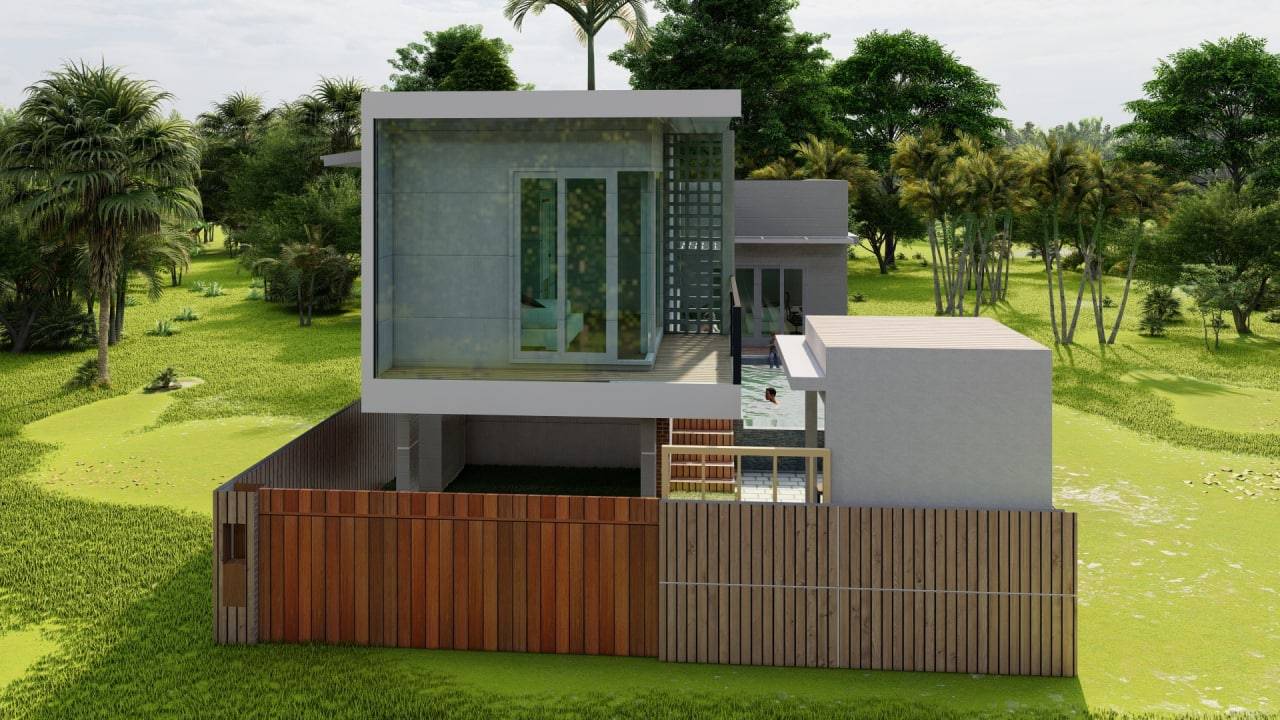 Maenam Villa Entrance