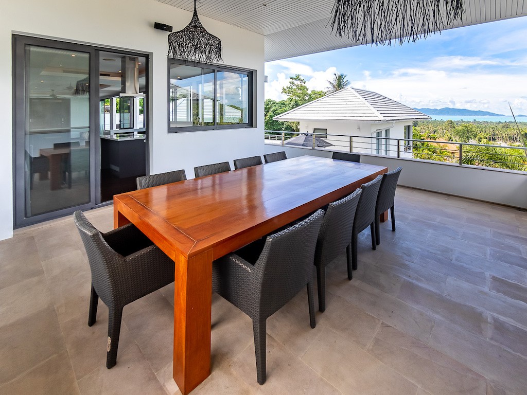 Maenam Villa Koh Samui Outdoor Dining