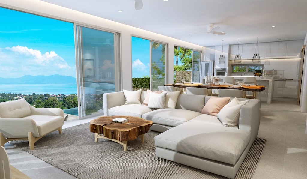 Maenam Villas For Sale Lounge