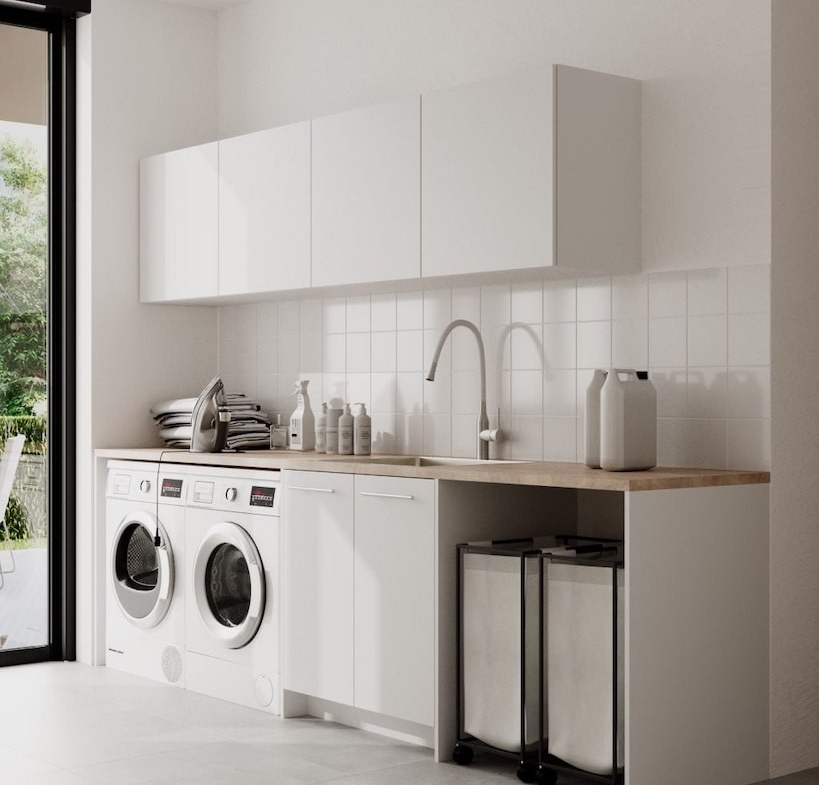 Maenam Villas In Koh Samui Laundry Room