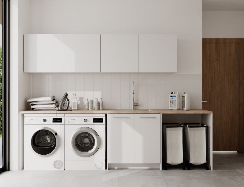 Maenam Villas in Koh Samui Laundry Storage