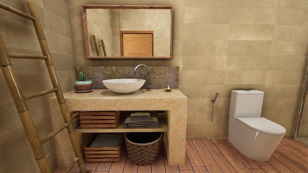 Maenam Villas Ko Samui Bathroom