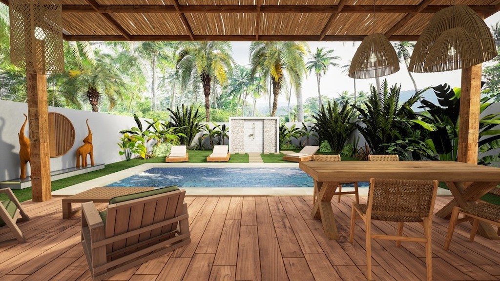 Maenam Villas Ko Samui Covered Terrace