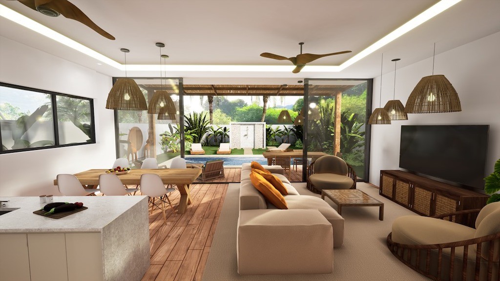 Maenam Villas Ko Samui Living Space