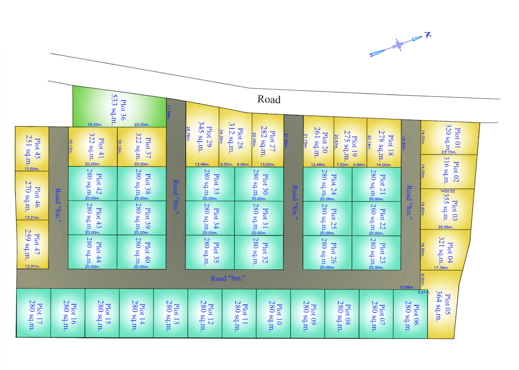 Maenam Land, Masterplan