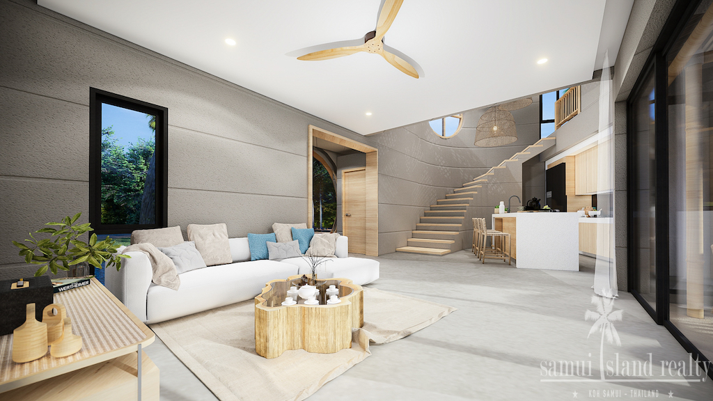 Manna Residence Koh Samui Living Area