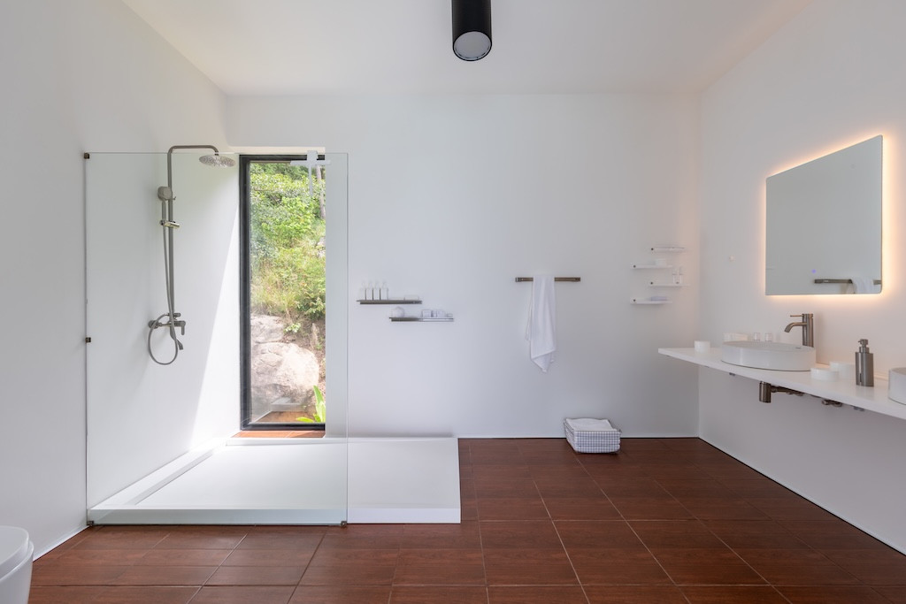 Modern Chaweng Noi Sea View Villa Bathroom