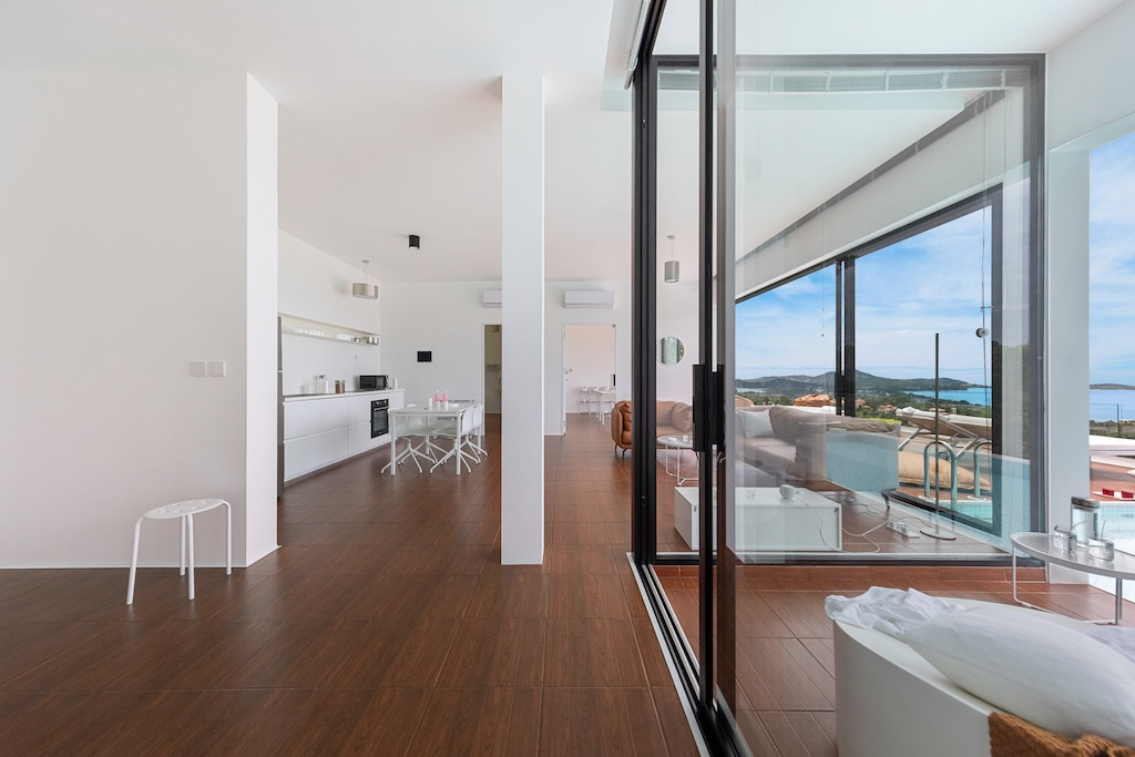 Modern Chaweng Noi Sea View Villa Living Area