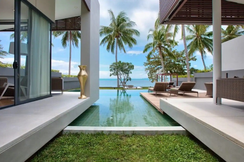Modern Koh Samui Beachfront Property View