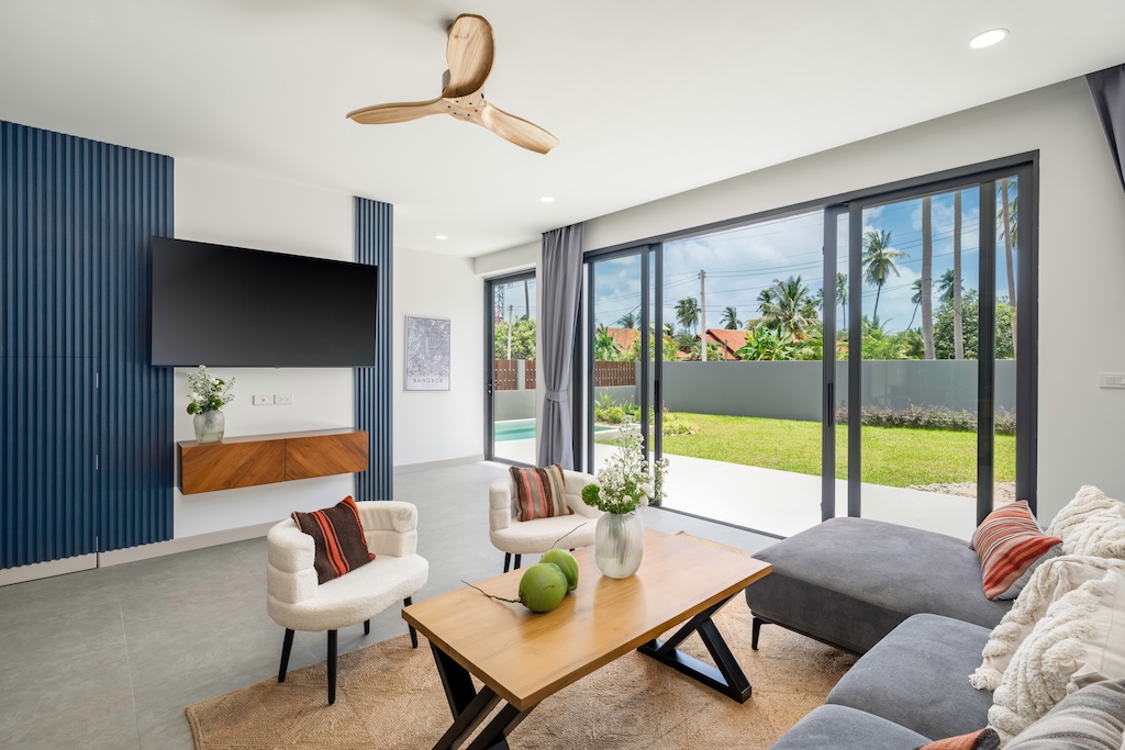 Modern Koh Samui HOuses Lounge View